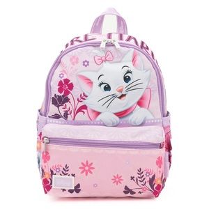 Disney Aristocats Marie Pink Backpack 13” Kitty Cat Nylon Bag Adjustable Straps